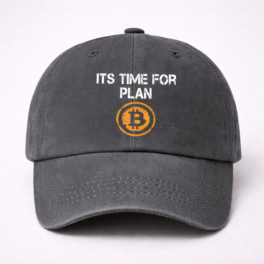 Gorra Bitcoin - It's time for plan ₿