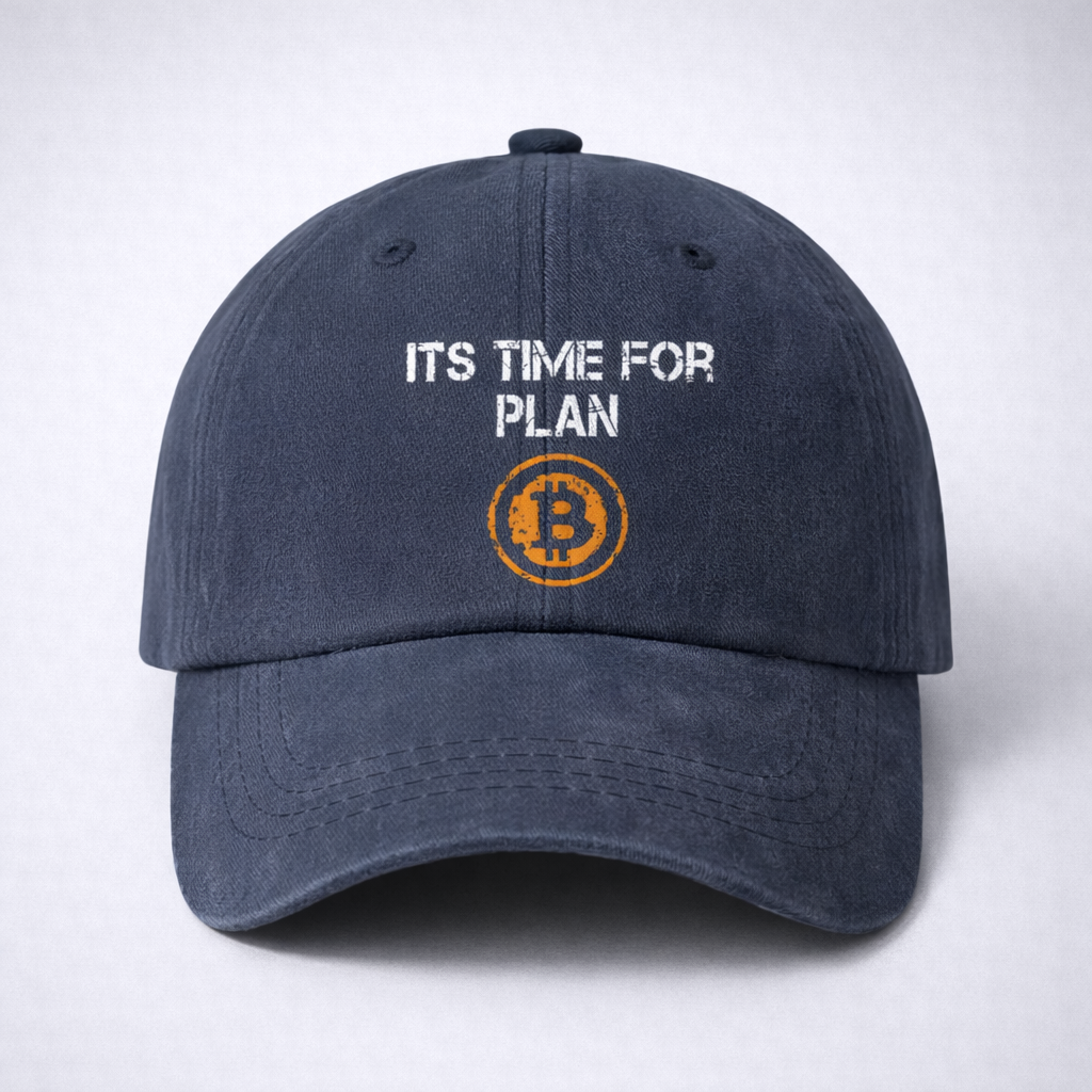 Gorra Bitcoin - It's time for plan ₿