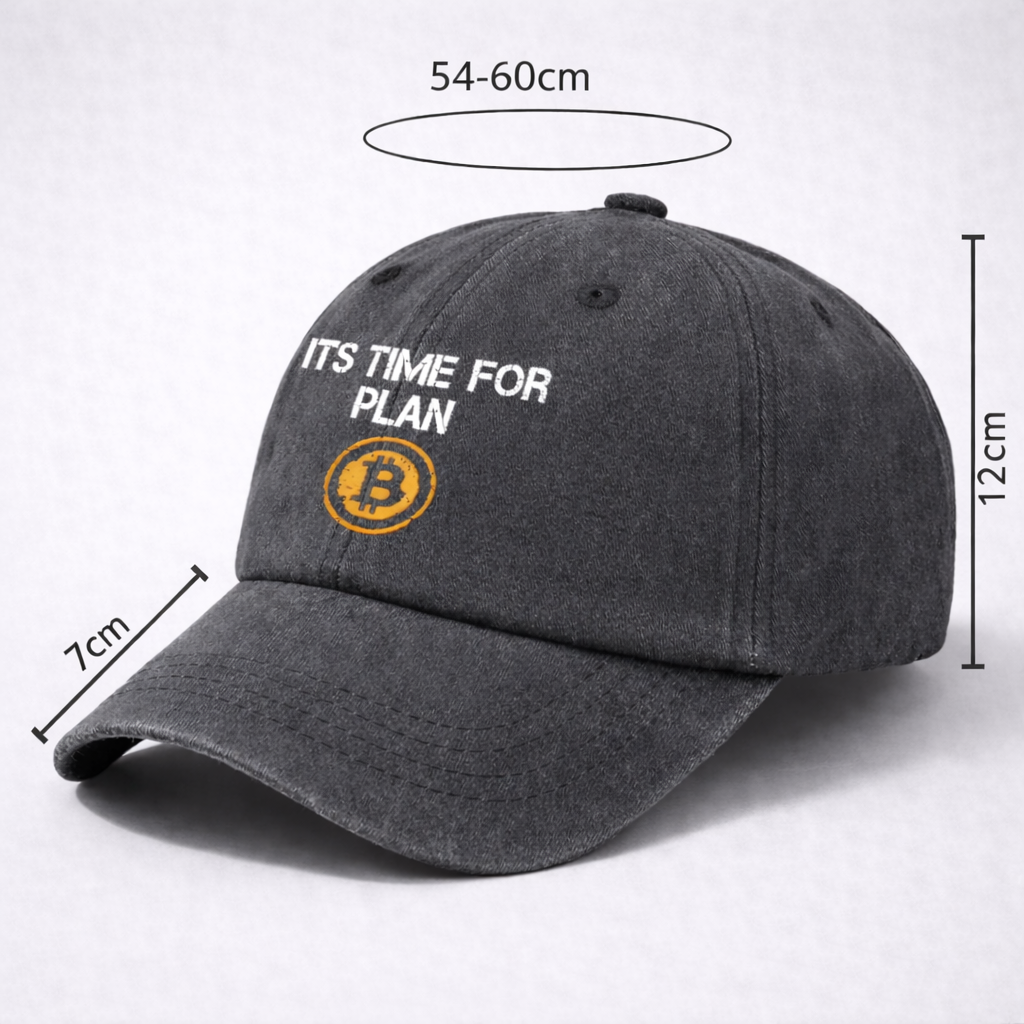 Gorra Bitcoin - It's time for plan ₿